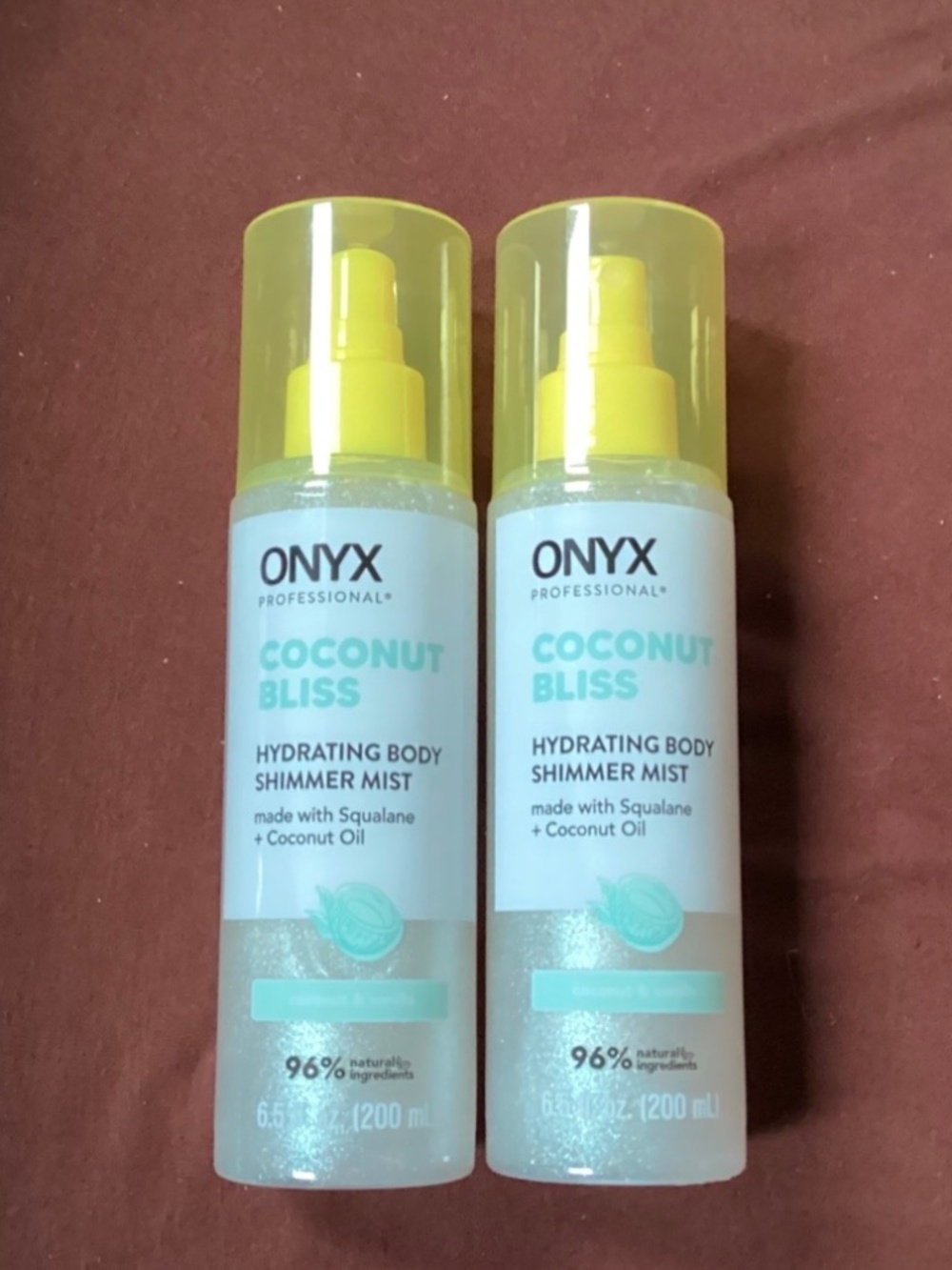 Onyx Professional Coconut Bliss Hydrating Body Shimmer Mist Bundle 200 ml